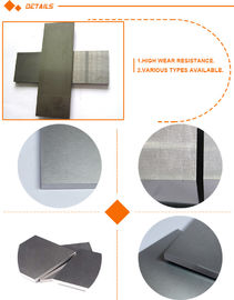 صفحه کاربید TC / Tungsten YG8 مقاومت خمشی بالا ISO14001 2004