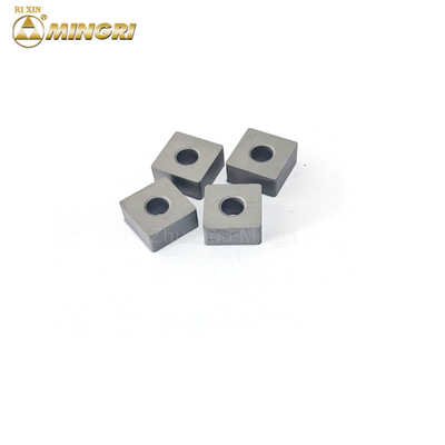 سختی 12.7*12.7*6.5mm ماشین تراش چیان ورودی کاربید وولفستم / نکات کاربید وولفستم برای برش سنگ