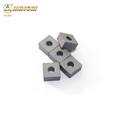 سختی 12.7*12.7*6.5mm ماشین تراش چیان ورودی کاربید وولفستم / نکات کاربید وولفستم برای برش سنگ
