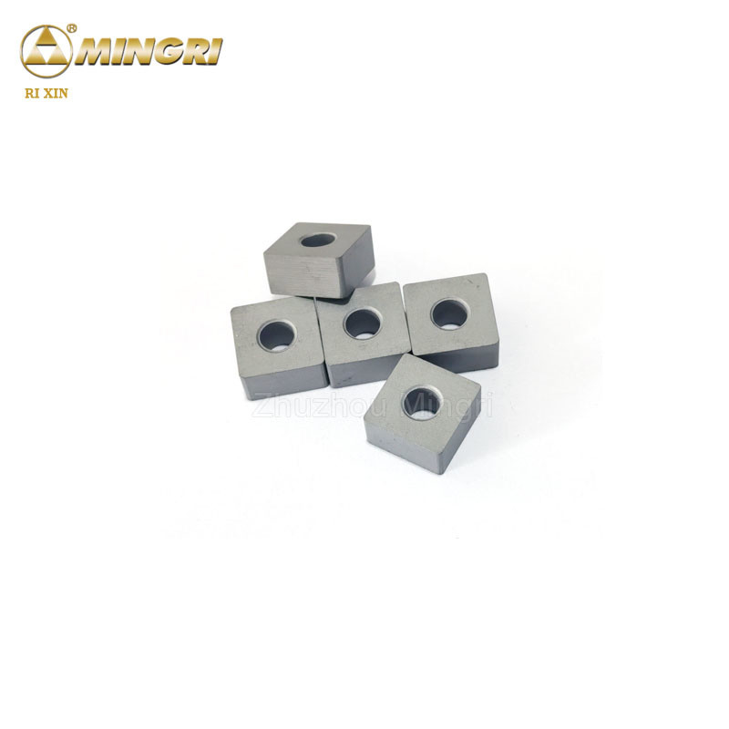 سختی 12.7*12.7*6.5mm ماشین تراش چیان ورودی کاربید وولفستم / نکات کاربید وولفستم برای برش سنگ