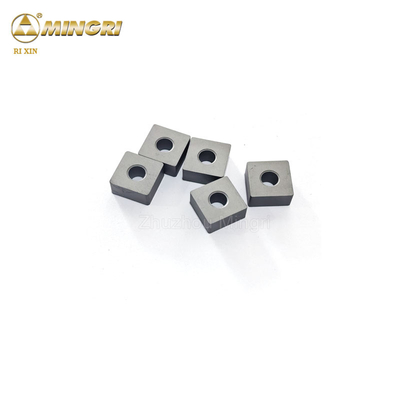 مقاومت در برابر فرسایش کیفیت بالا ورودی های کاربید ولتفستم 12.7X12.7 ابزار برش سنگ